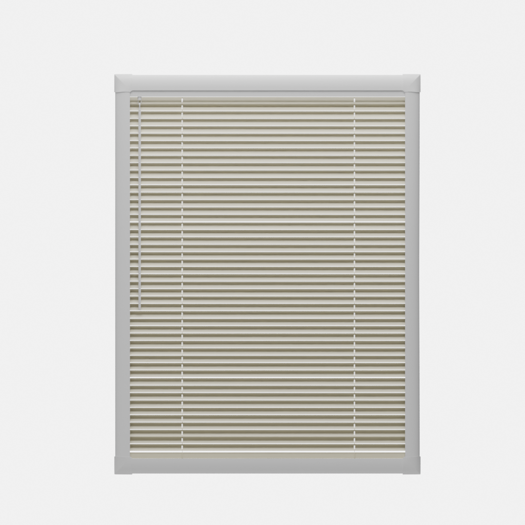 Perfect Fit No Drill Metal Blind - Hessian - 25mm