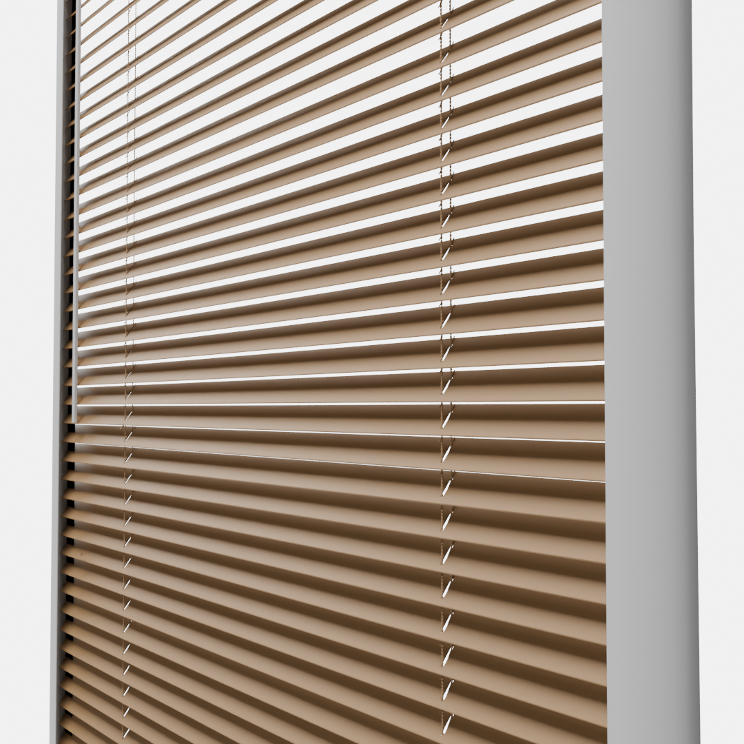 Perfect Fit Wooden blind - Honey Oak - 25mm