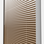 Perfect Fit No Drill Wooden blind - Honey Oak - 25mm