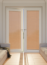 Perfect Fit No Drill Wooden blind - Honey Oak - 25mm