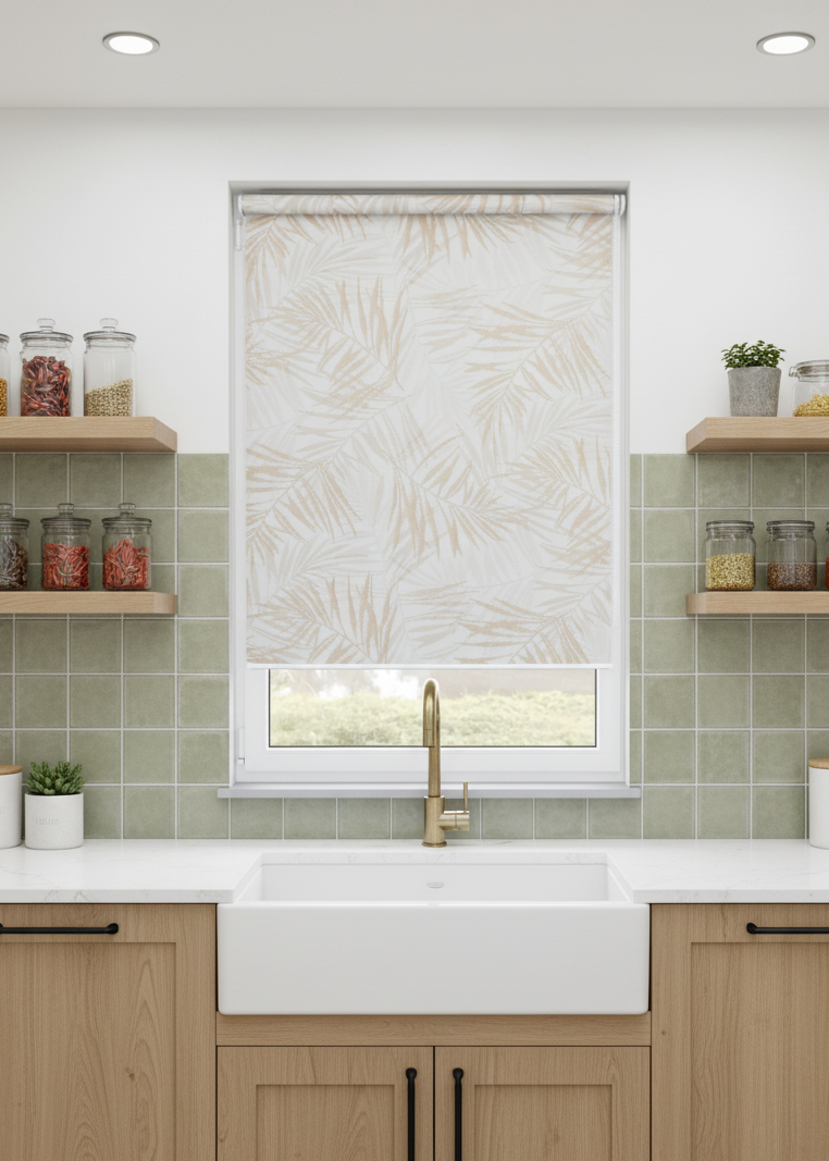Hothouse Mocha Roller Blind