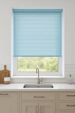 Ice Blue Metal Venetian Blind - 25mm