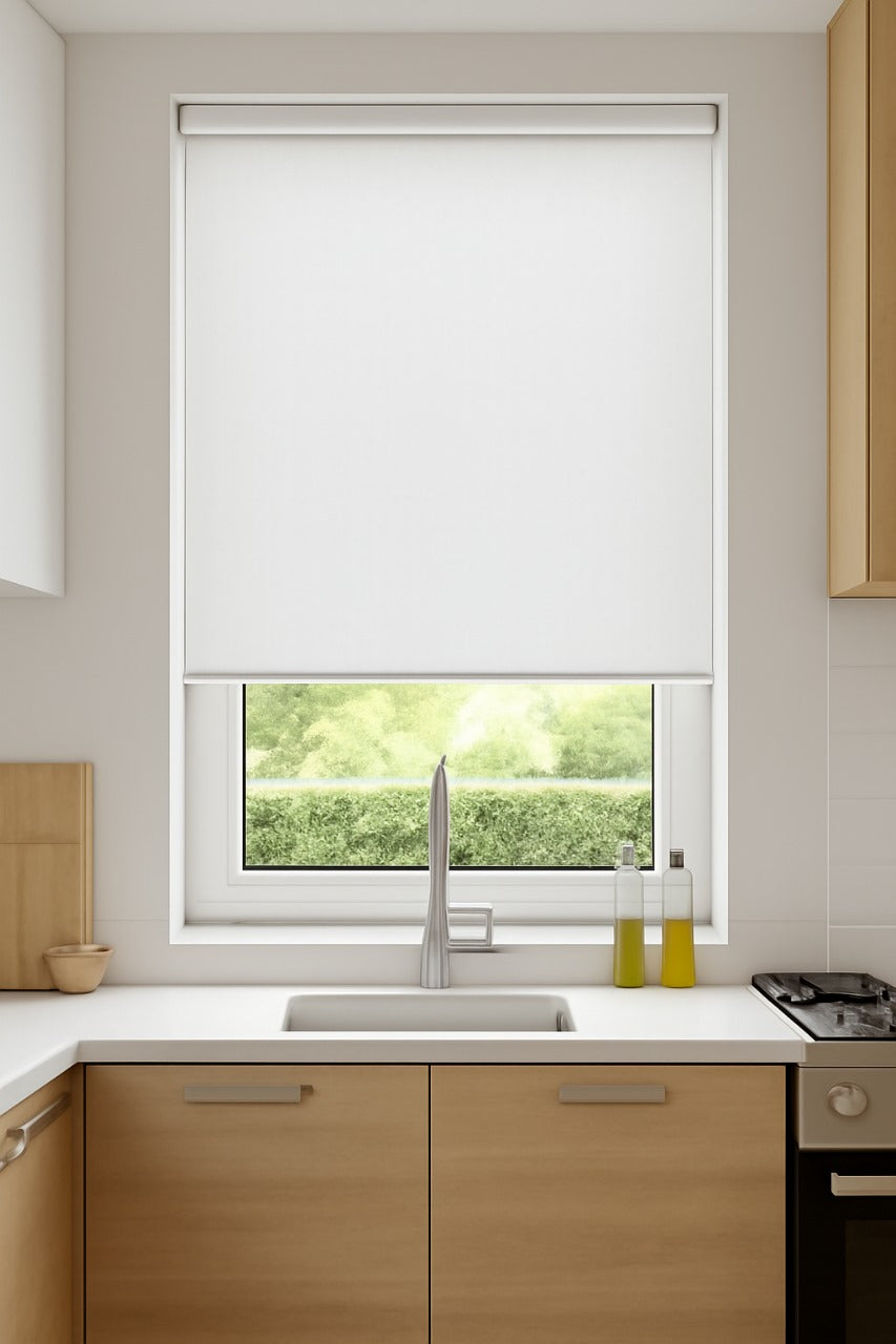 Kaila White Roller Blind