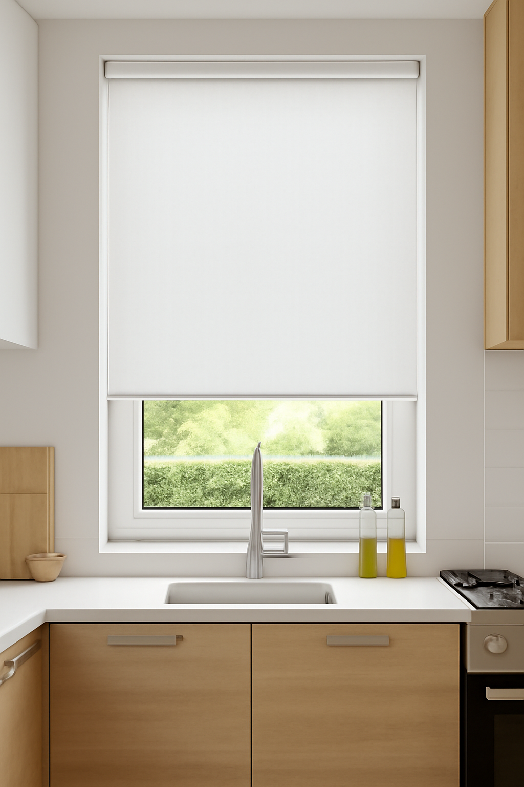 Kaila White Electrical Roller Blind