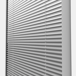 Perfect Fit No Drill Wooden blind - Kalm Grey - 25mm