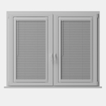 Perfect Fit No Drill Wooden blind - Kalm Grey - 25mm
