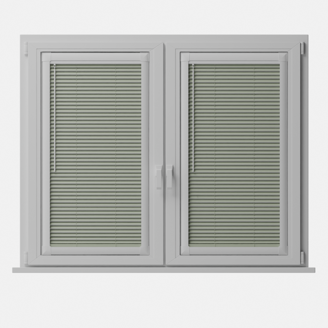 Perfect Fit No Drill Metal Blind - Khaki - 25mm
