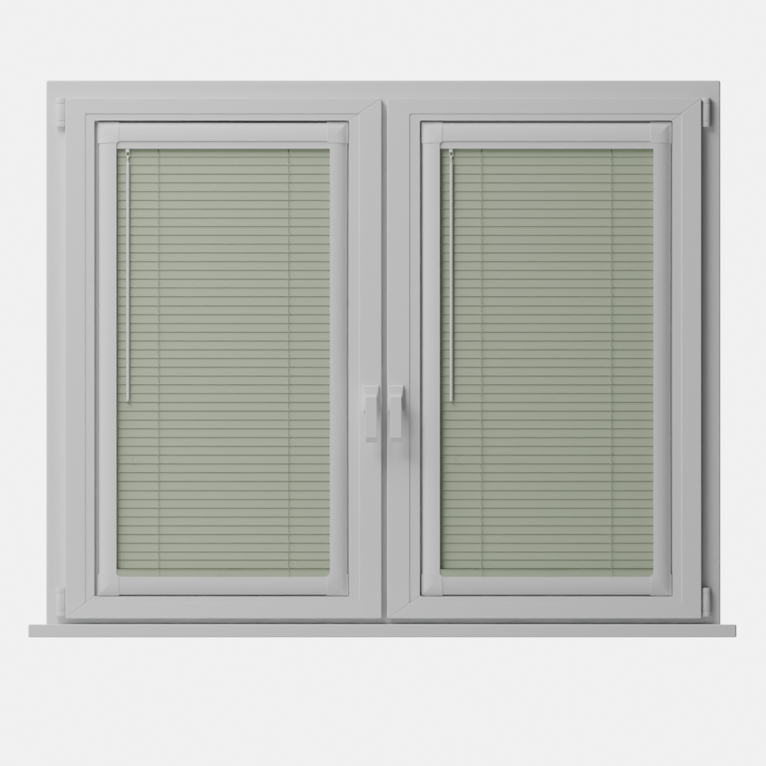 Perfect Fit No Drill Metal Blind - Khaki - 25mm