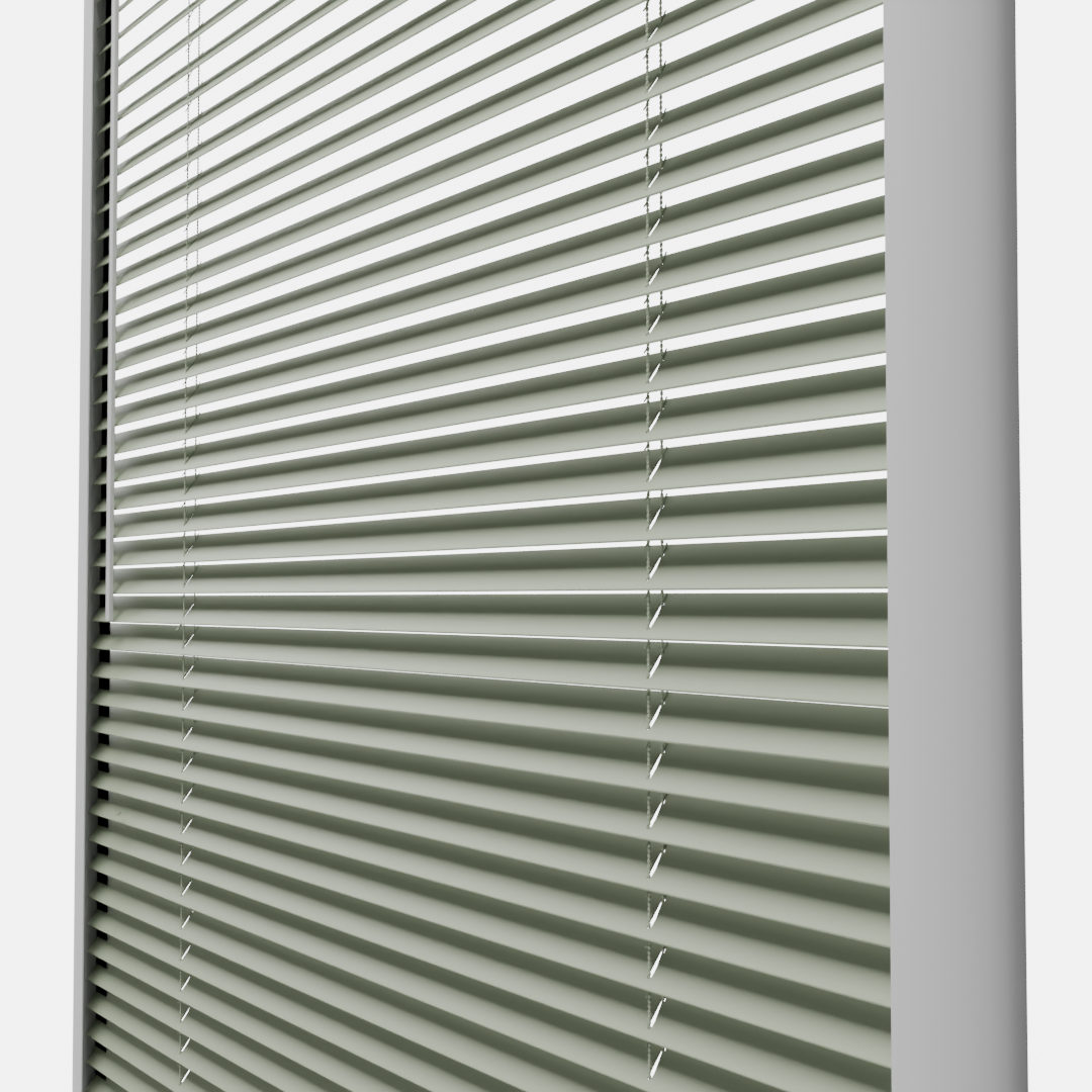 Perfect Fit No Drill Metal Blind - Khaki - 25mm