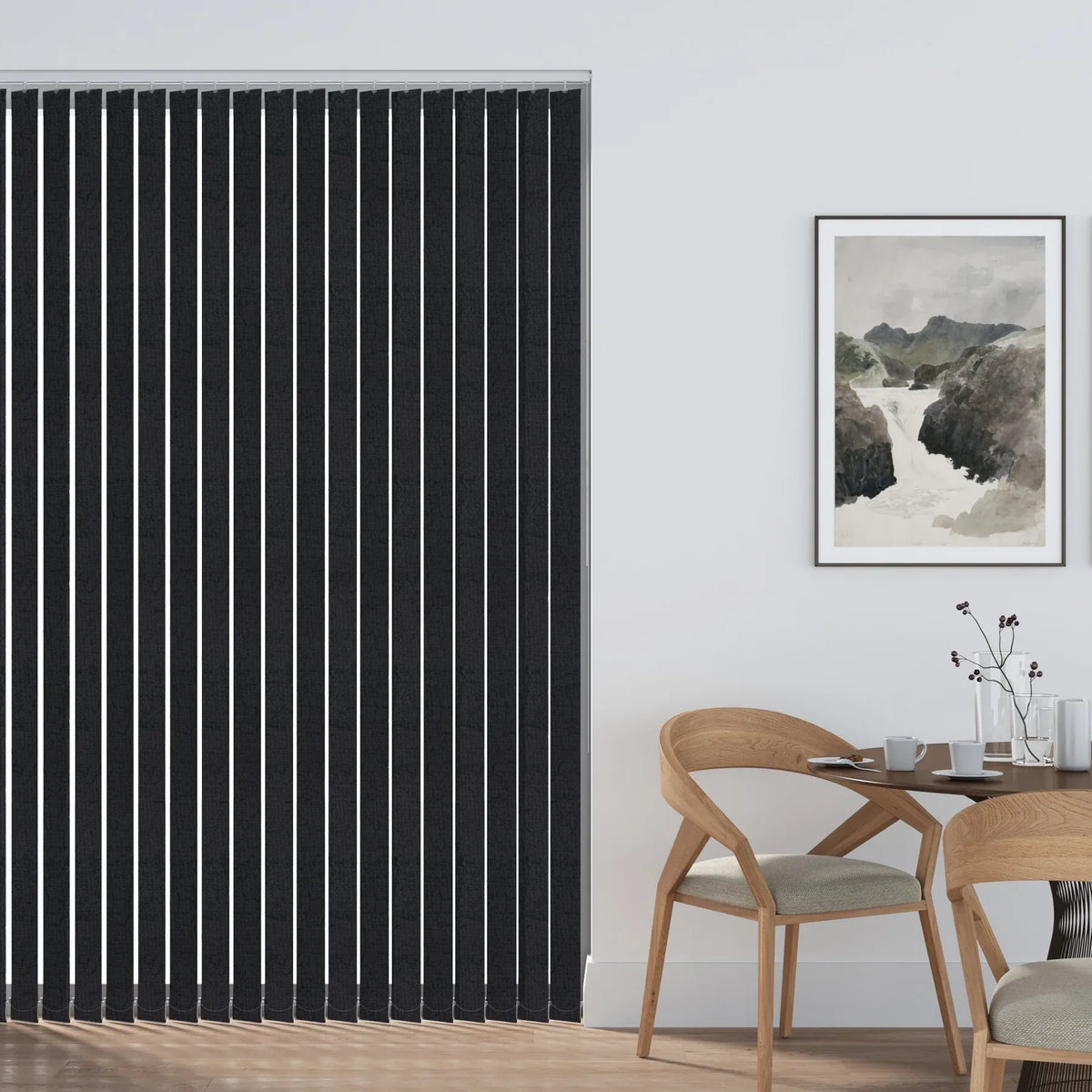 Lahore Black Vertical Blind