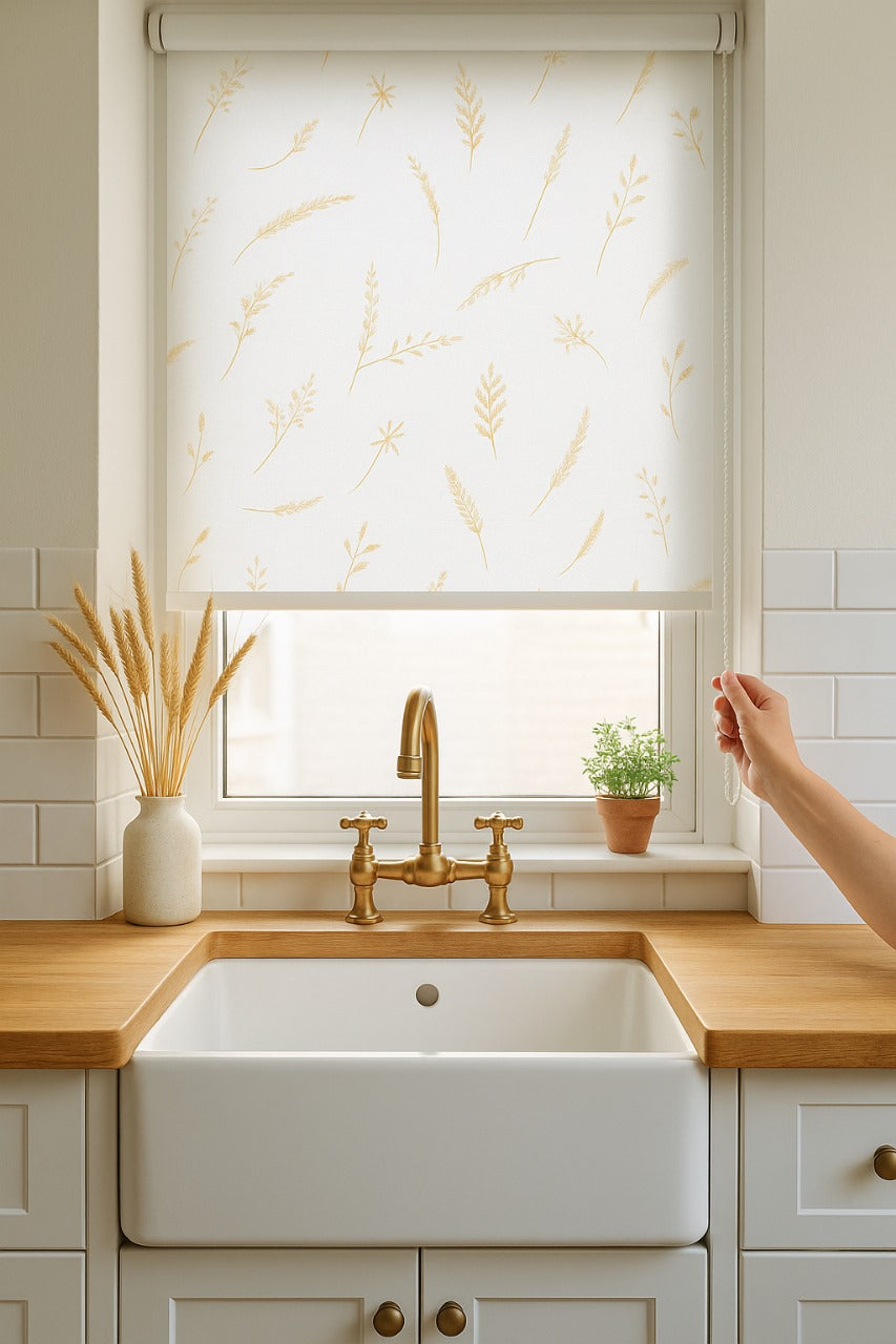 Lacie Blackout Sand Roller Blind