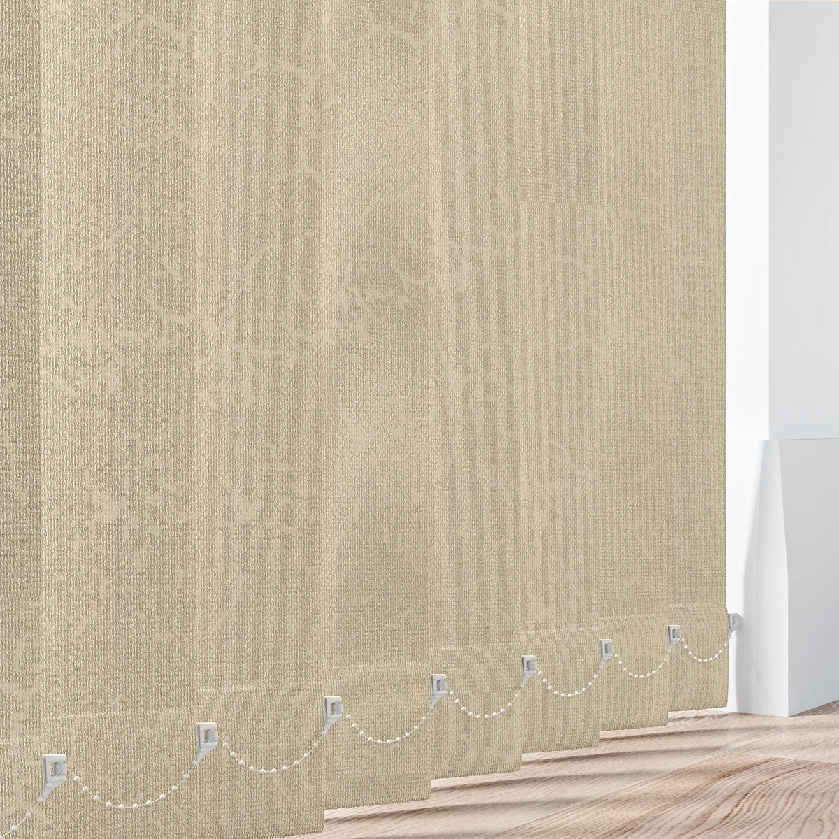 Lahore Ivory Vertical Blind Slat