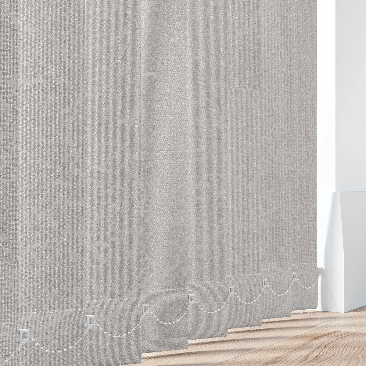 Lahore Silver Vertical Blind Slat