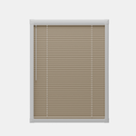 Perfect Fit No Drill Metal Blind - Latte - 25mm