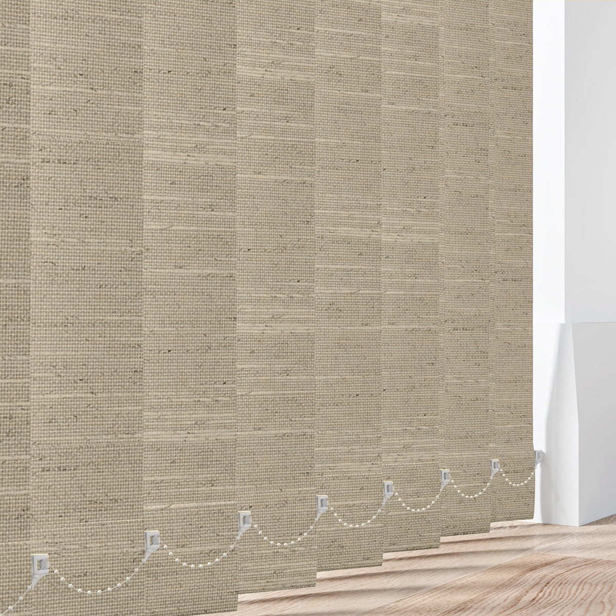 Linenweave Sand Vertical Replacement Blind Slat