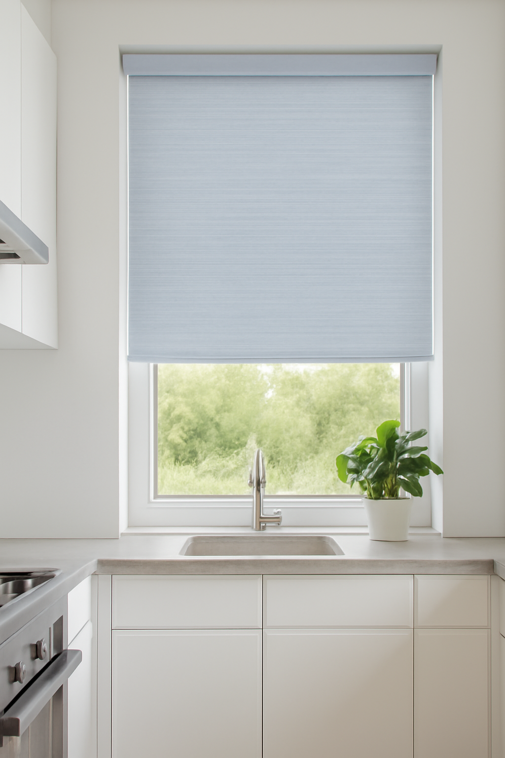 Linenweave Iron Electrical Roller Blind