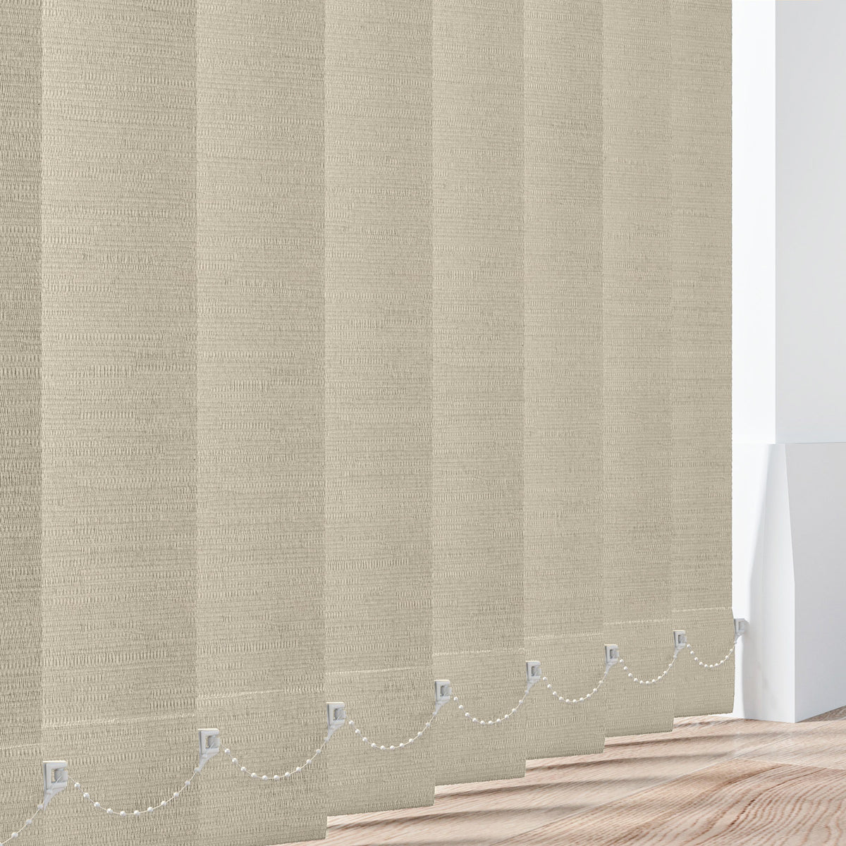 Lyon Cream Vertical Replacement Blind Slat