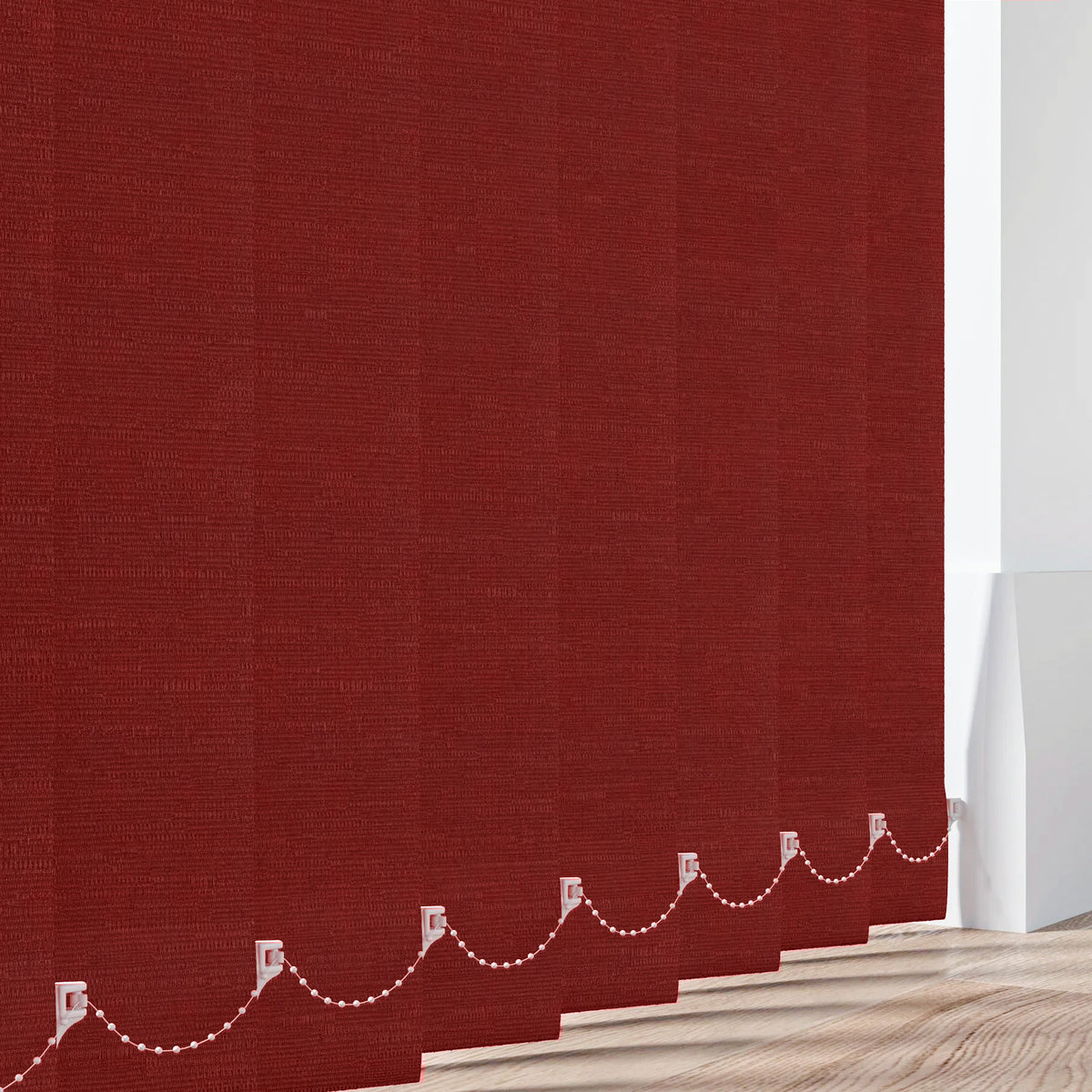 Lyon Red Vertical Blind