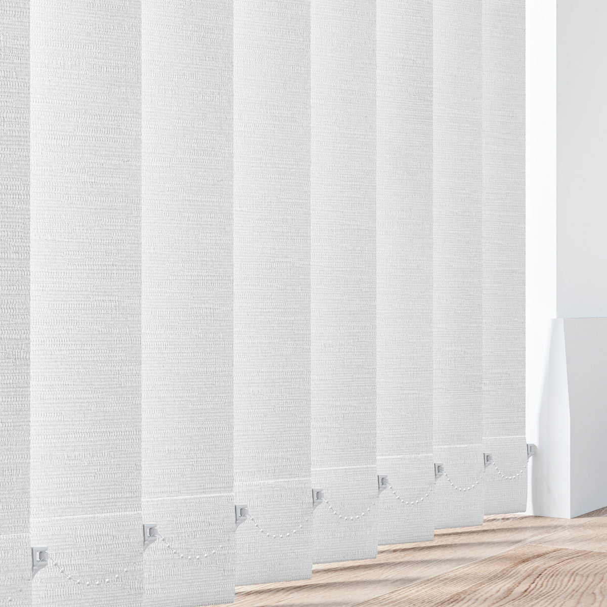 Lyon White Vertical Blind