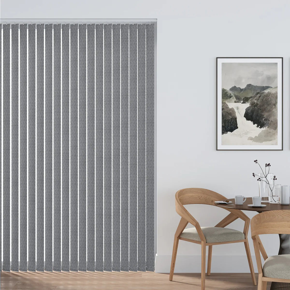 Marina Black Vertical Blind