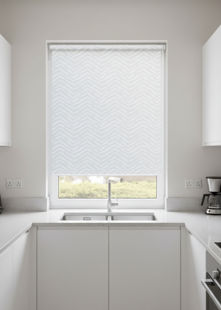 Makira Glacier Roller Blind