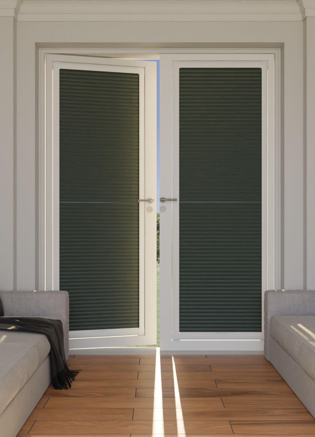 Perfect Fit No Drill Pleated Marengo