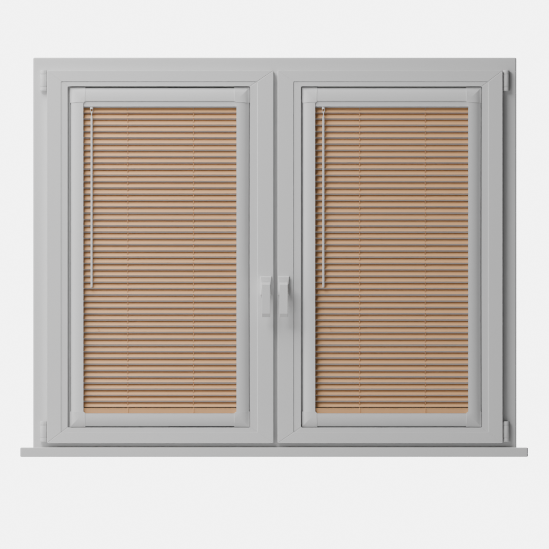 Perfect Fit No Drill Metal Blind - Mellow Peach - 25mm