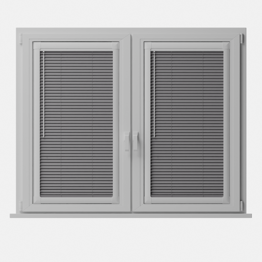 Perfect Fit Metal Blind - Mid Grey - 25mm