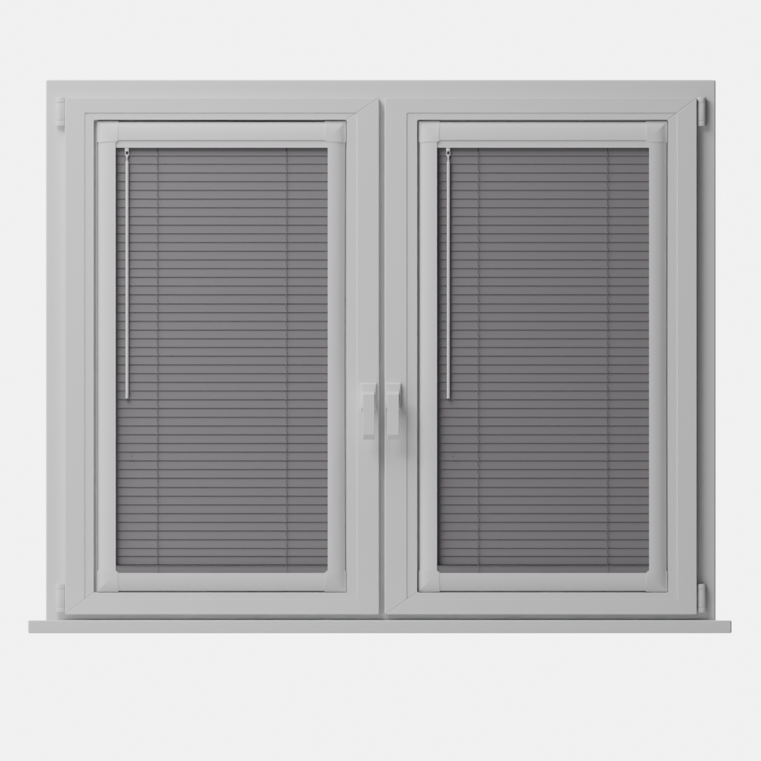 Perfect Fit Metal Blind - Mid Grey - 25mm