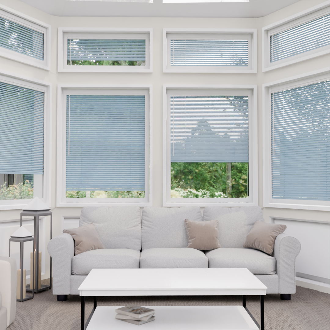 Perfect Fit No Drill Metal Blind - Midnight Blue - 25mm