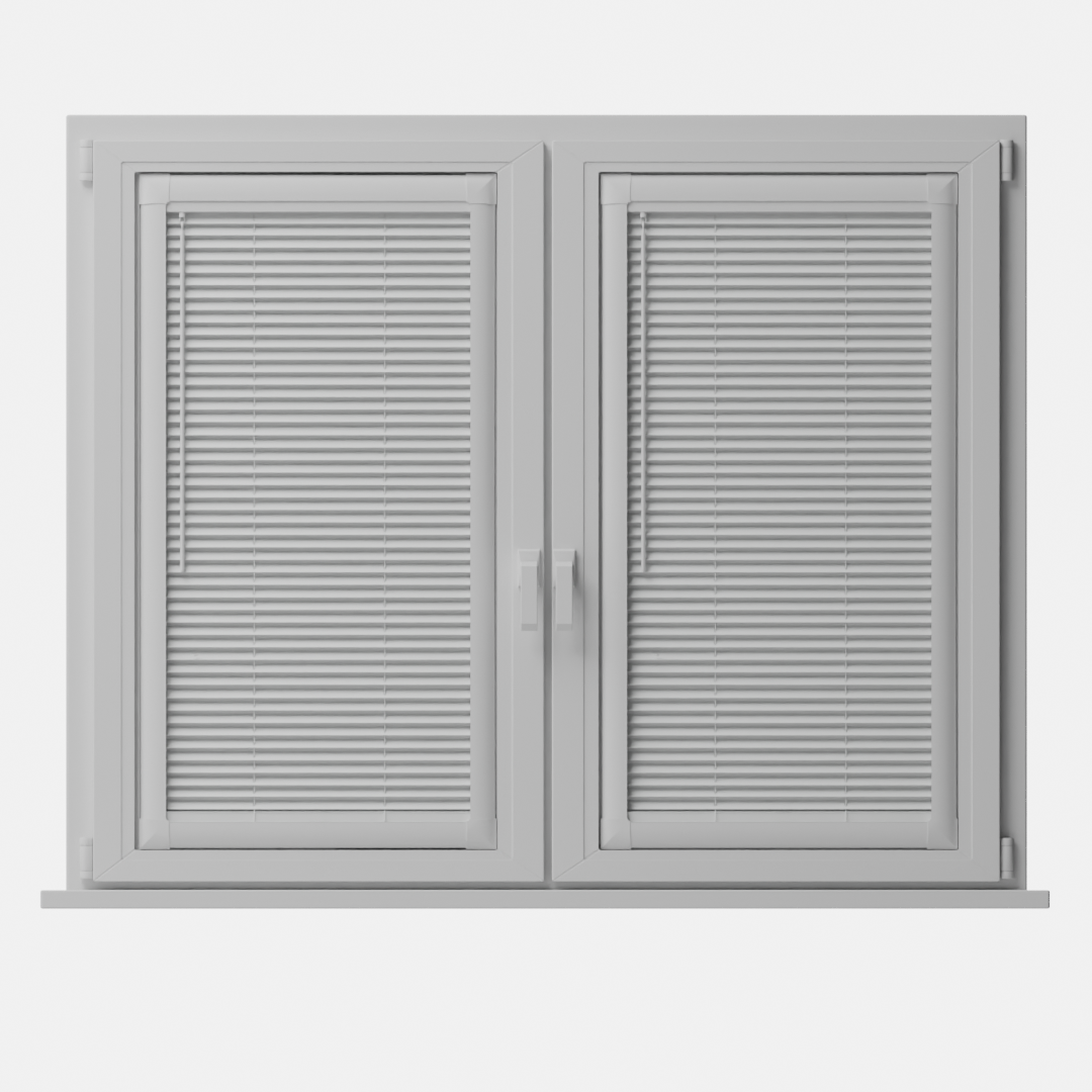 Perfect Fit No Drill Metal Blind - Mint Cream - 25mm