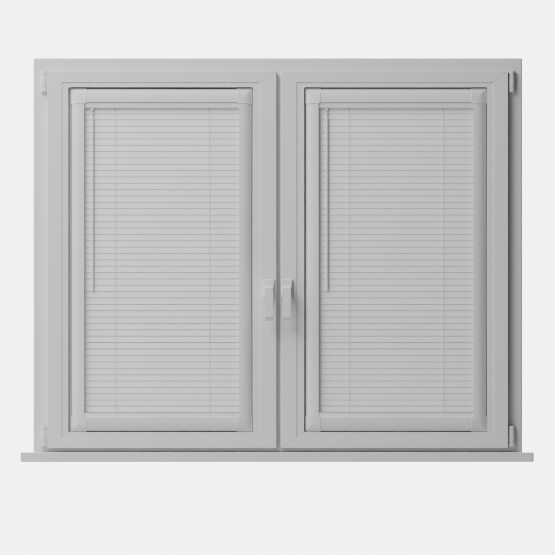 Perfect Fit No Drill Metal Blind - Mint Cream - 25mm