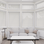 Perfect Fit No Drill Wooden blind - Mirren Cream - 25mm