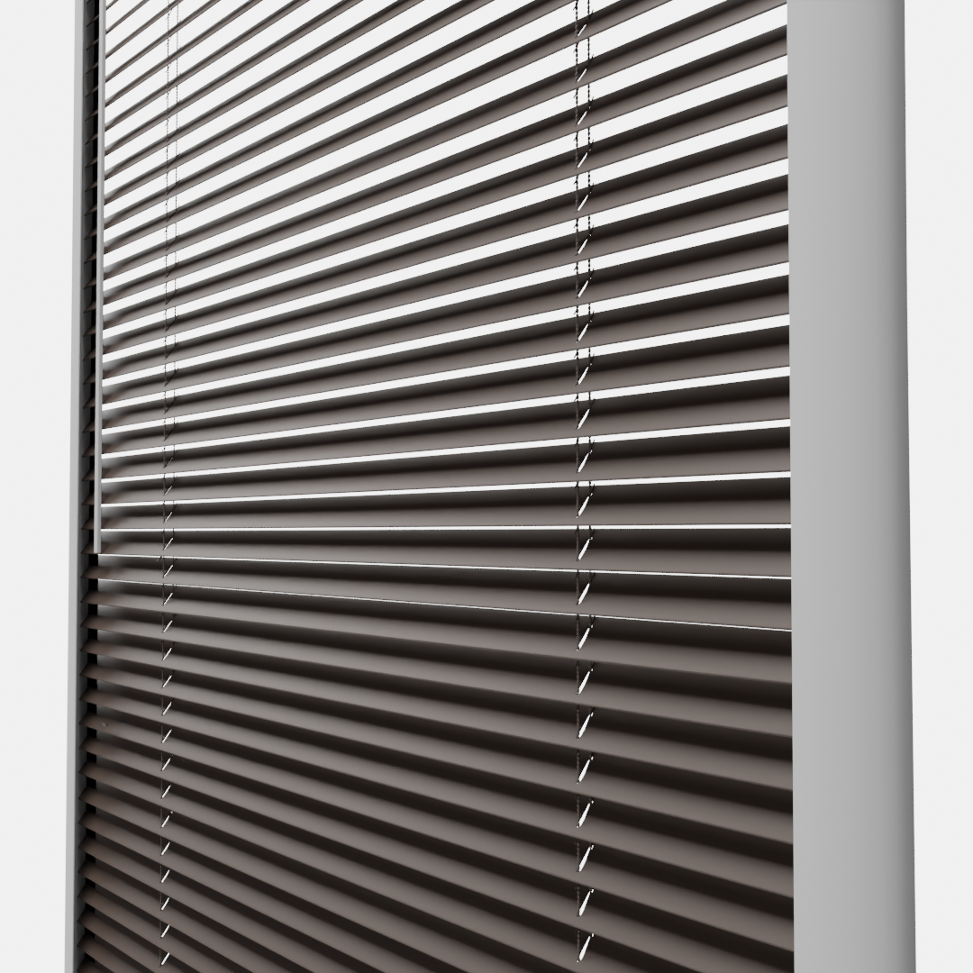 Perfect Fit No Drill Metal Blind - Mocha - 25mm