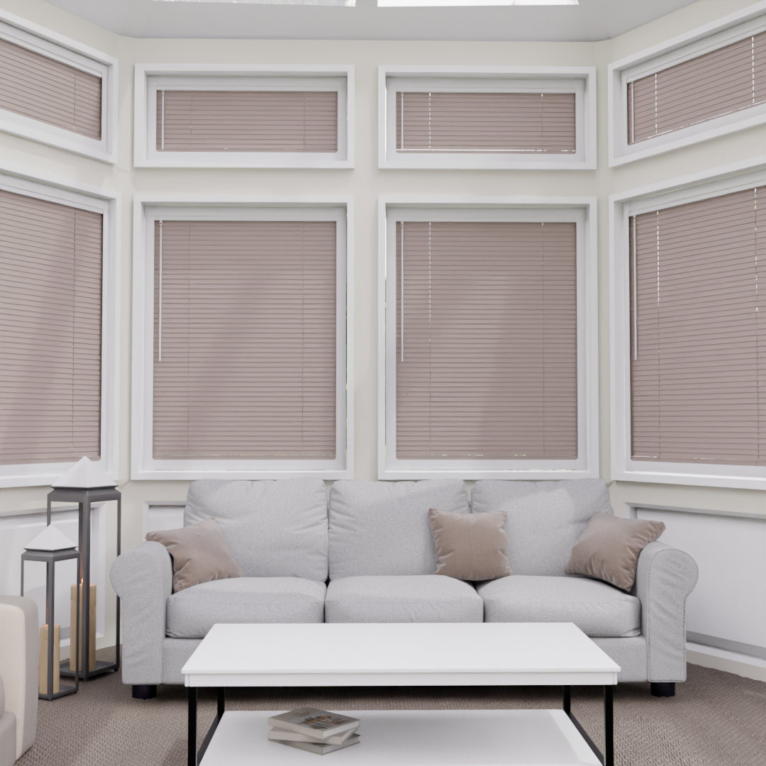 Perfect Fit Metal Blind - Mushroom - 25mm