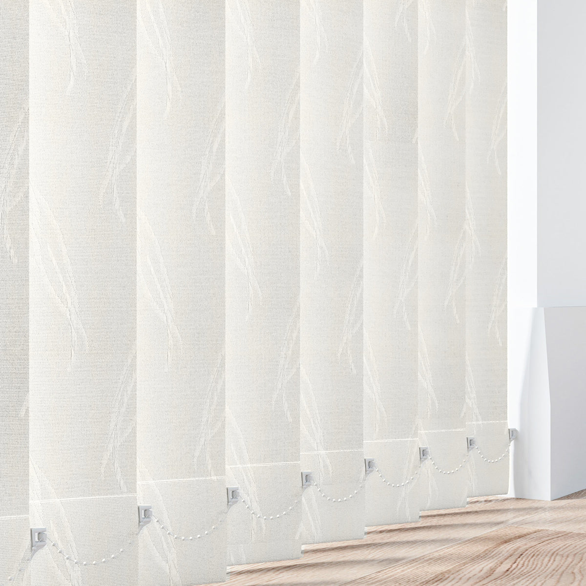 Narsissus White Vertical Blind