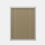 Perfect Fit No Drill Metal Blind - Natural Taupe - 25mm