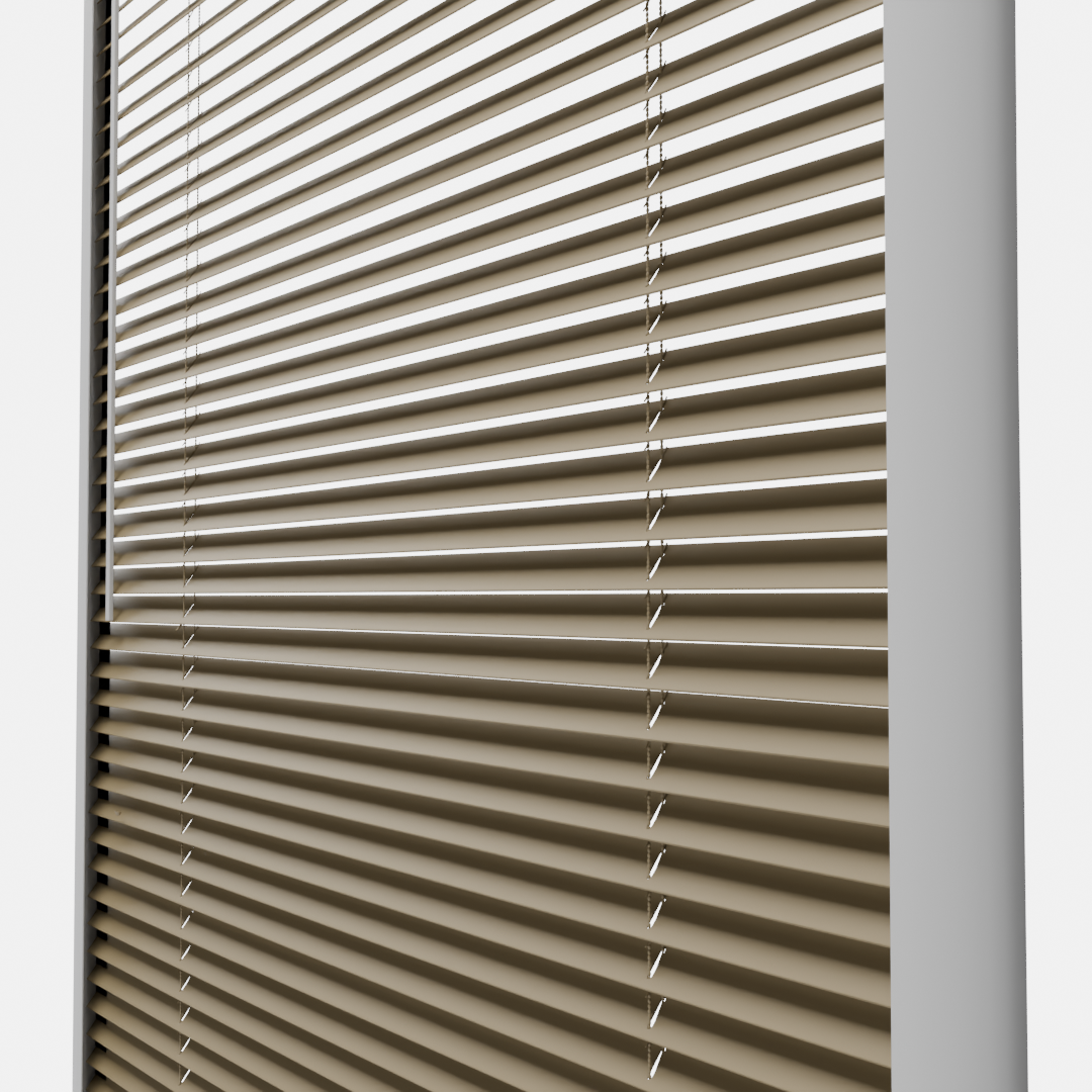 Perfect Fit No Drill Metal Blind - Natural Taupe - 25mm