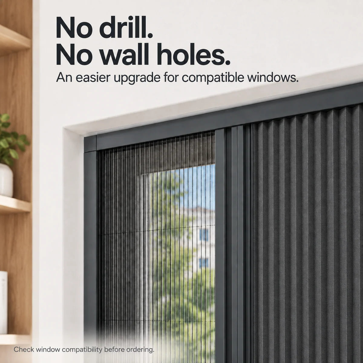 No Drill Perfect-Fit Fly Screen