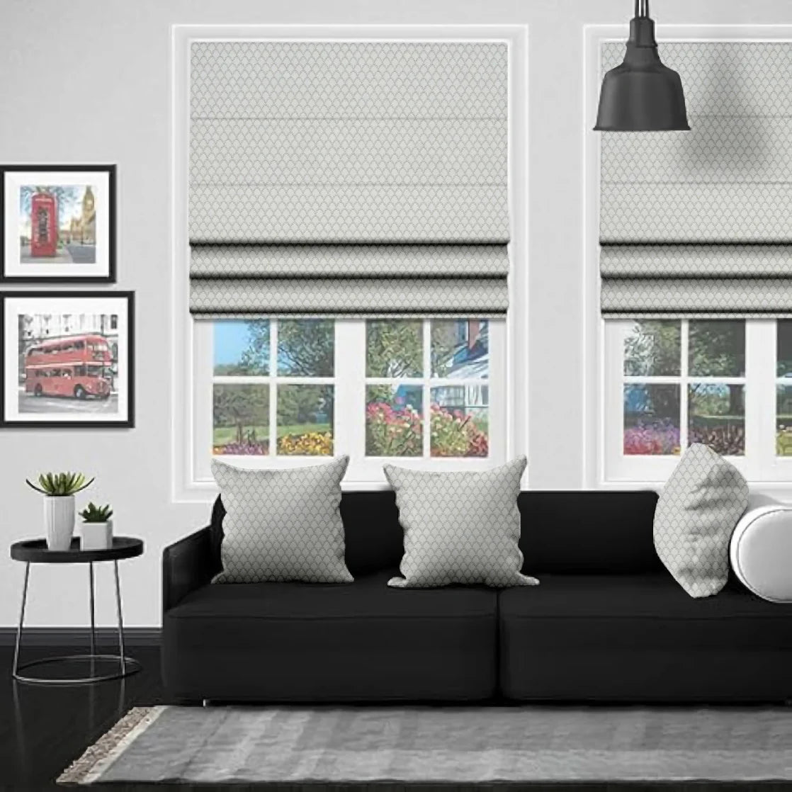 EB Nora Ivory Roman Blind