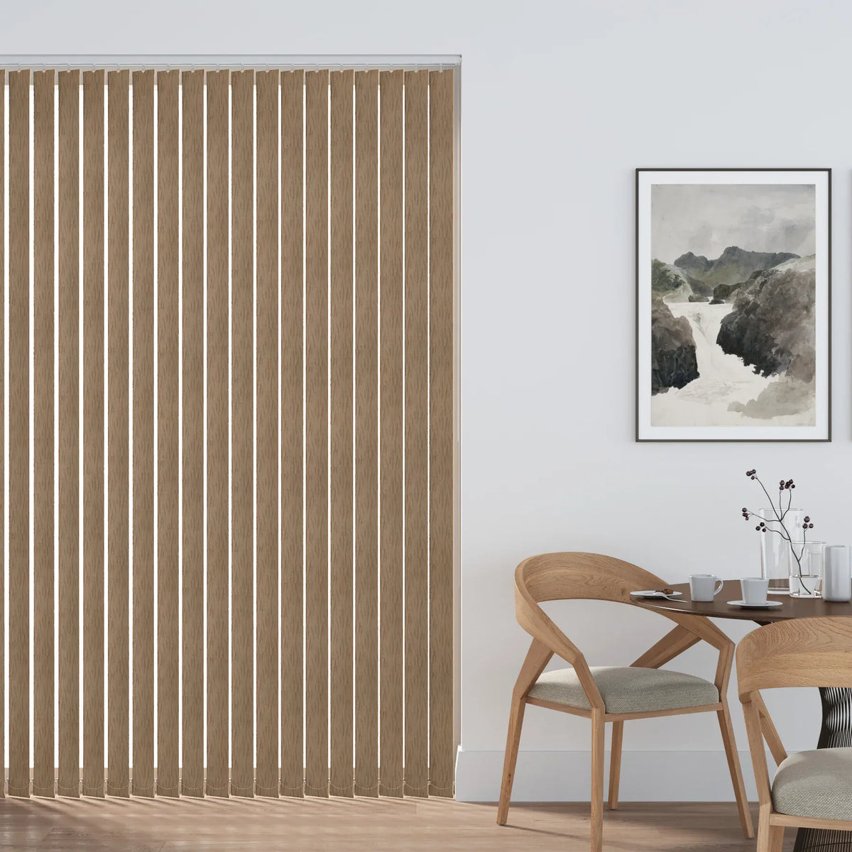 Oasis Brown Vertical Blind