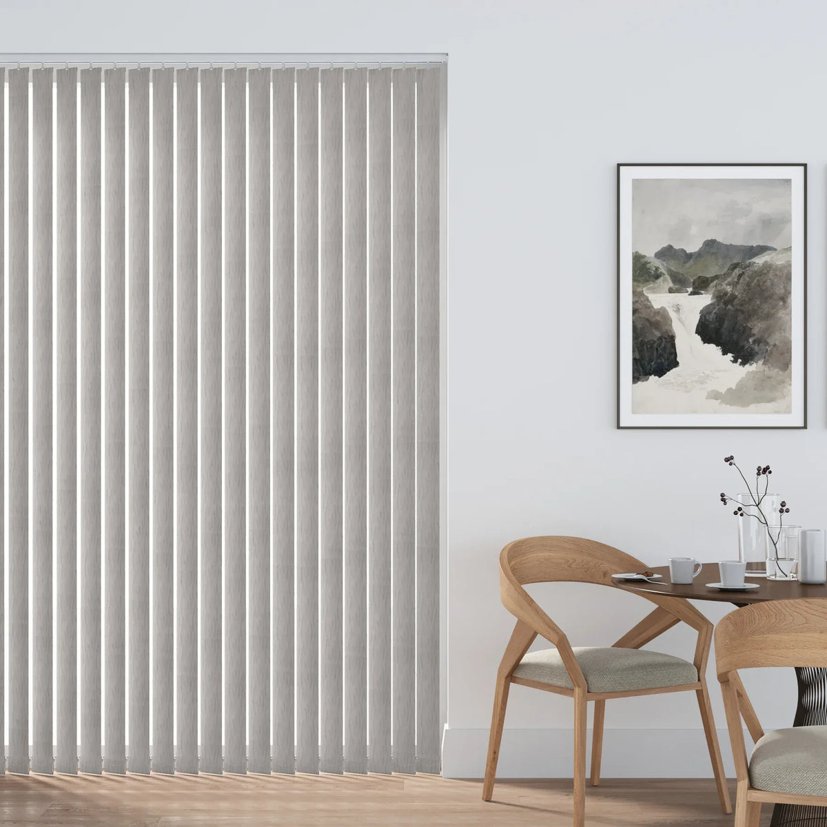 Oasis Grey Vertical Blind