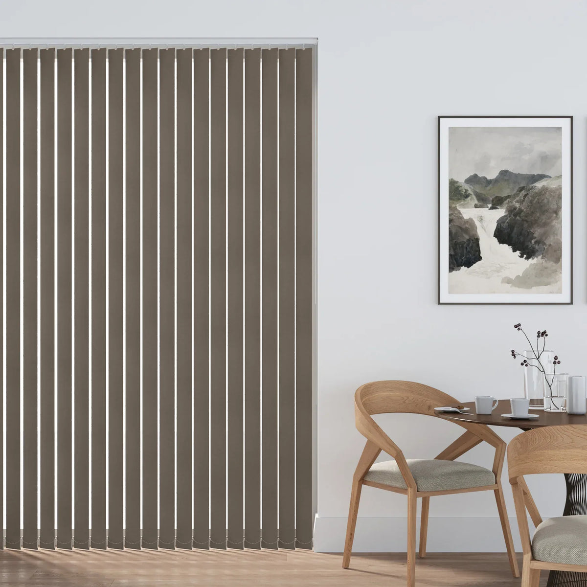 Optimum Standard Grey Vertical Blind