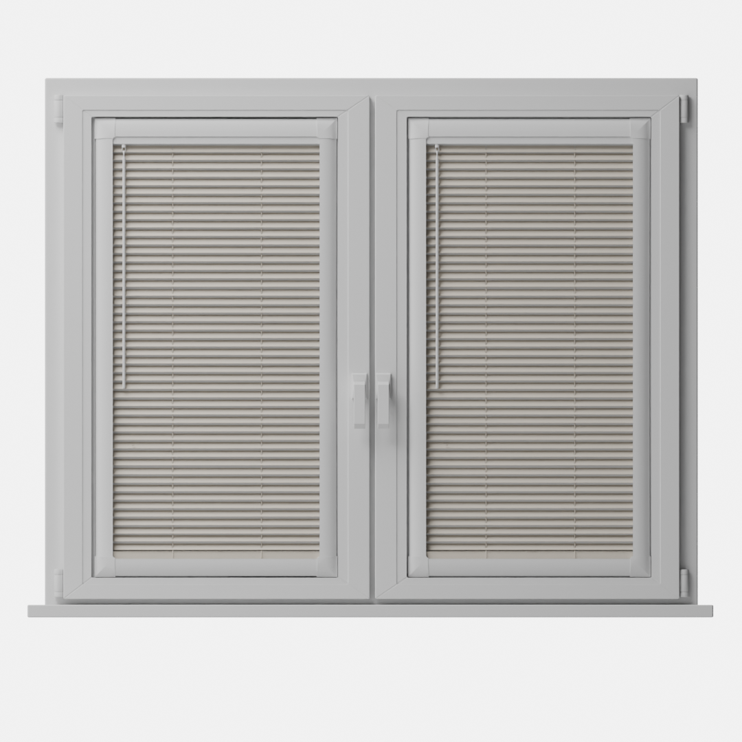Perfect Fit No Drill Metal Blind - Oatmeal - 25mm