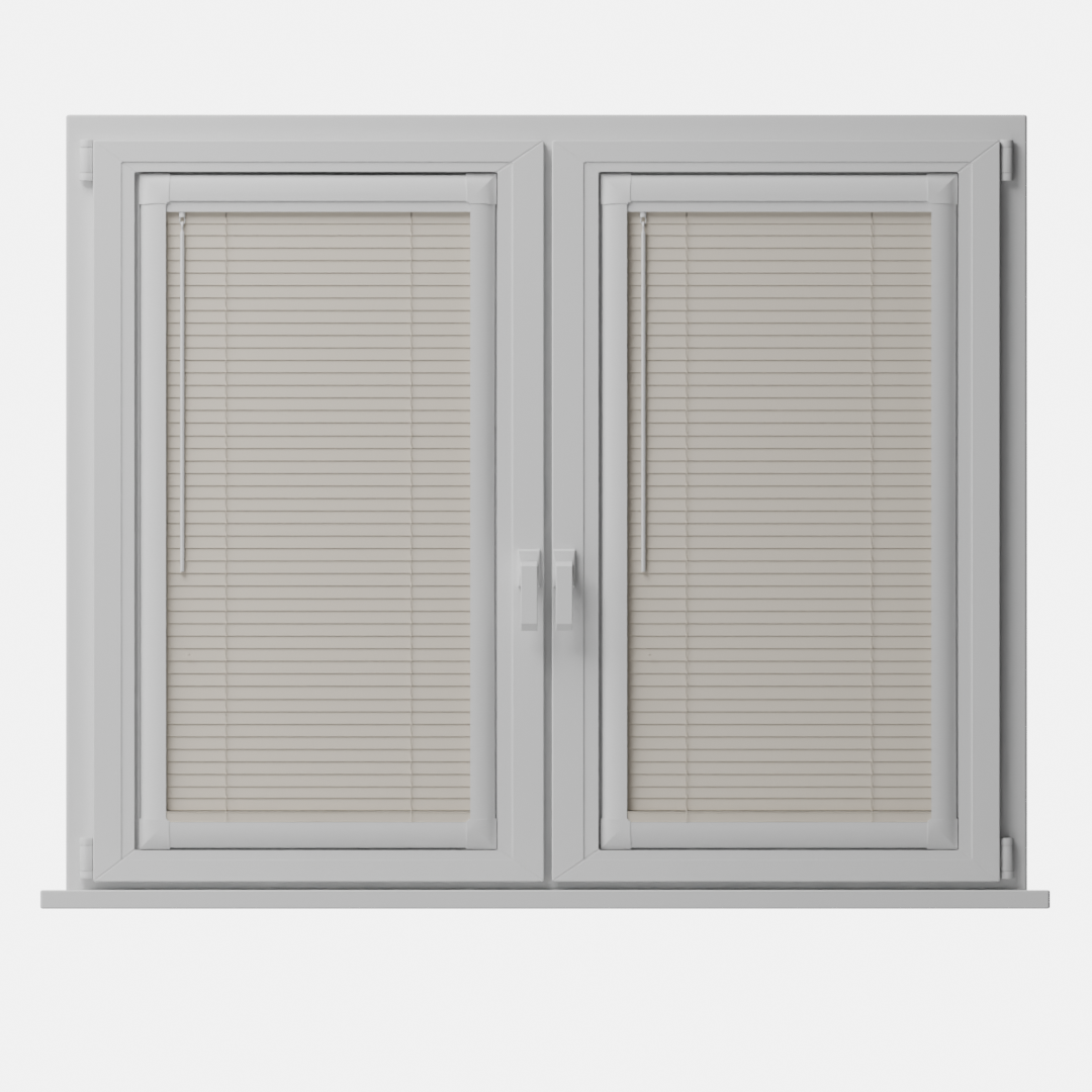 Perfect Fit No Drill Metal Blind - Oatmeal - 25mm