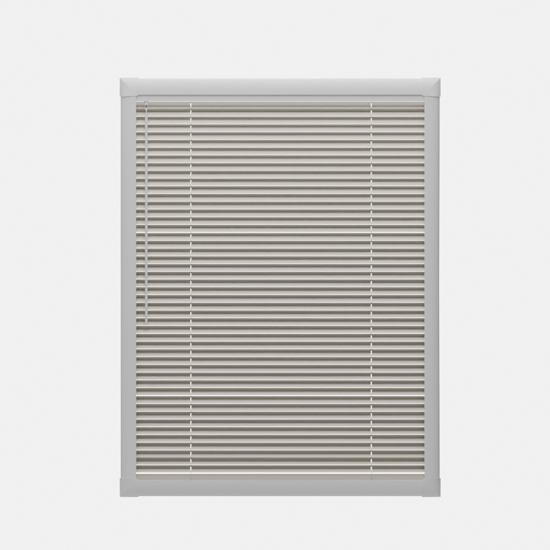 Perfect Fit No Drill Metal Blind - Oatmeal - 25mm