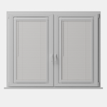 Perfect Fit No Drill Metal Blind - Off White - 25mm