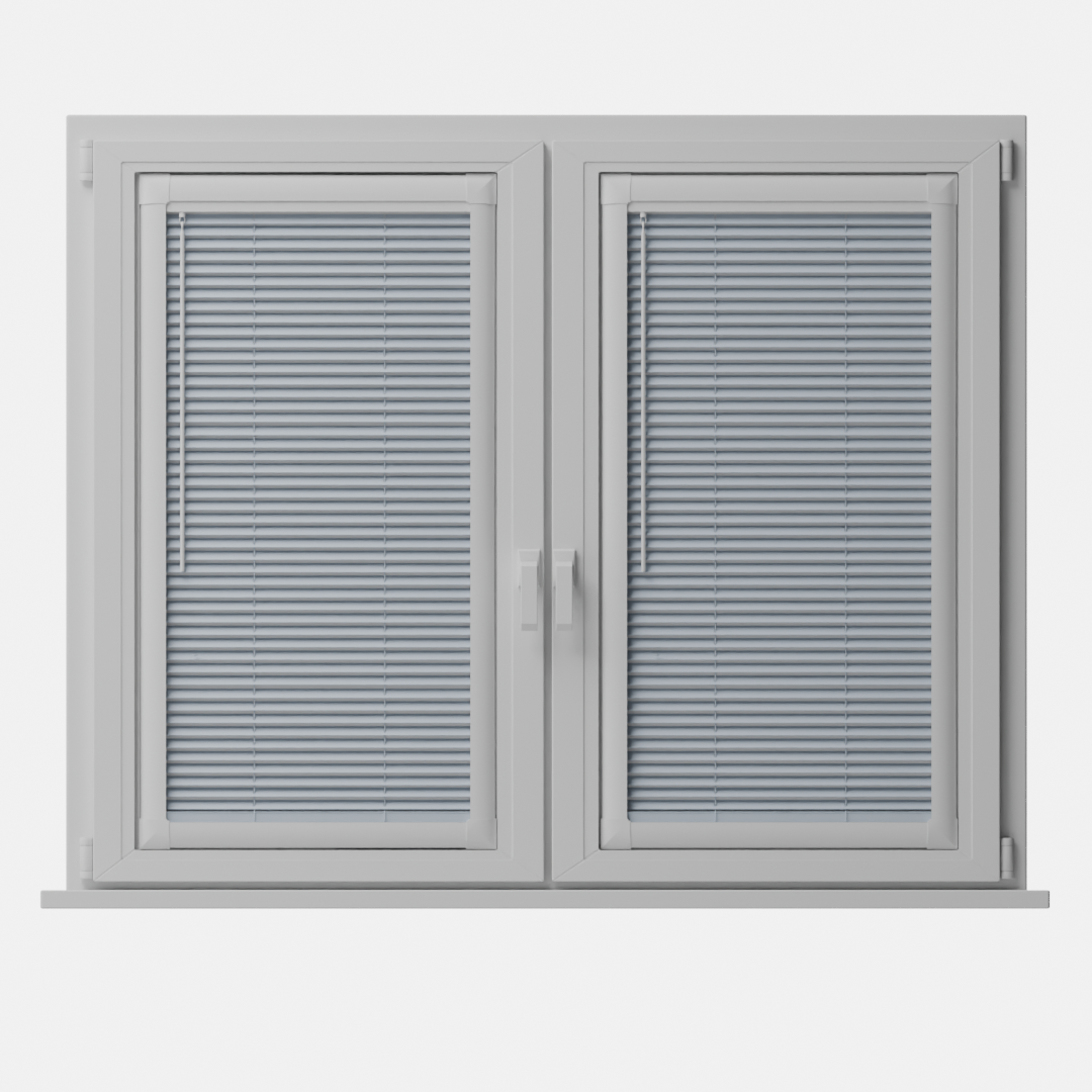 Perfect Fit No Drill Metal Blind - Oriental Blue - 25mm