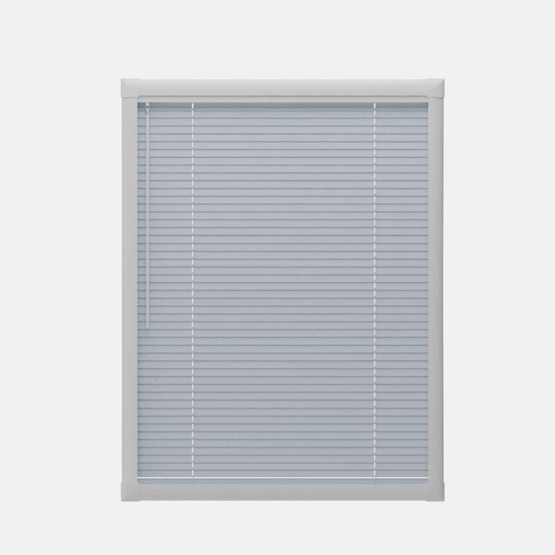 Perfect Fit No Drill Metal Blind - Oriental Blue - 25mm