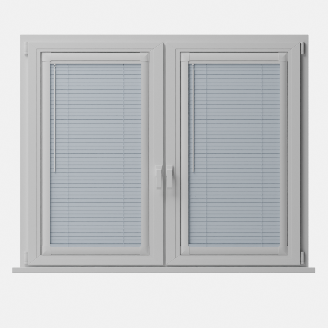 Perfect Fit No Drill Metal Blind - Oriental Blue - 25mm